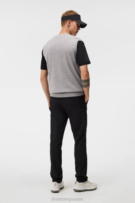 J.Lindeberg liam neulottu liivi miehet harmaa melansi 4VD0546 vaatetus