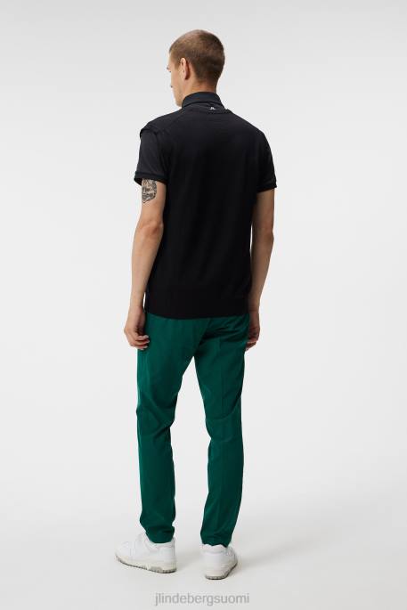 J.Lindeberg liam neulottu liivi miehet musta 4VD0544 vaatetus