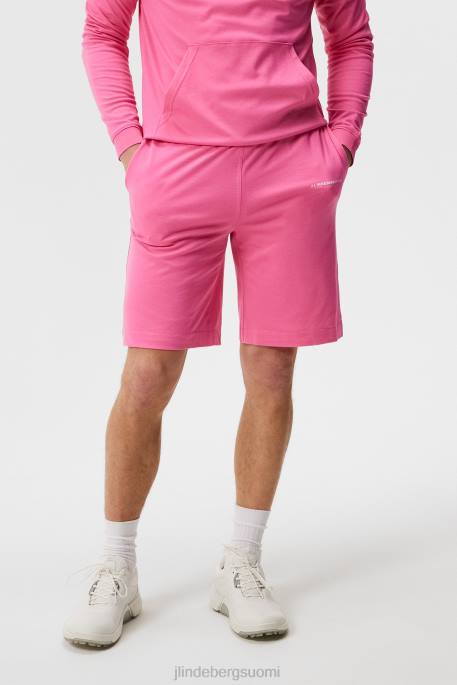 J.Lindeberg logoiset shortsit miehet atsalea pinkki 4VD0573 vaatetus