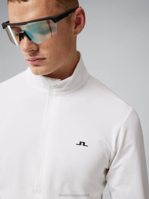 J.Lindeberg luke puoli vetoketjullinen välikerros miehet valkoinen 4VD0668 vaatetus