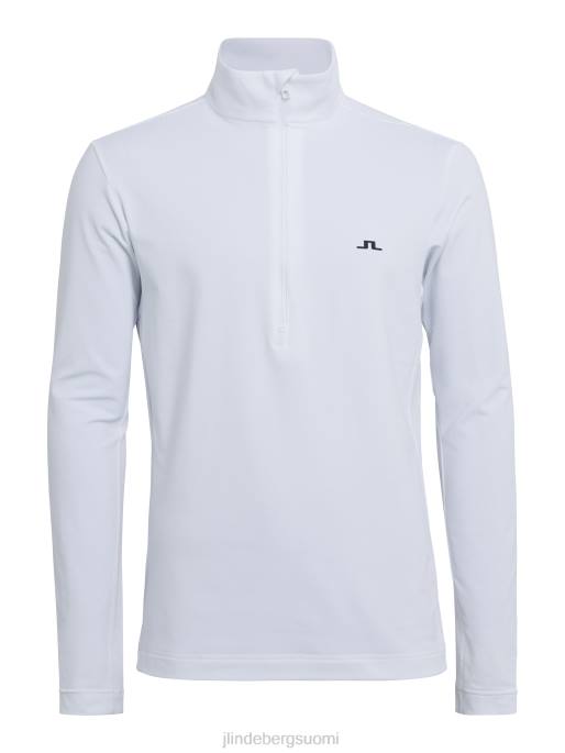 J.Lindeberg luke puoli vetoketjullinen välikerros miehet valkoinen 4VD0668 vaatetus