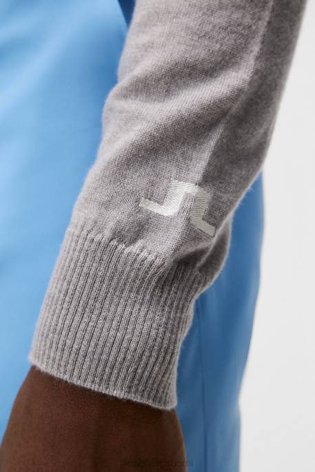 J.Lindeberg lymann neulottu pusero miehet harmaa melansi 4VD0556 vaatetus