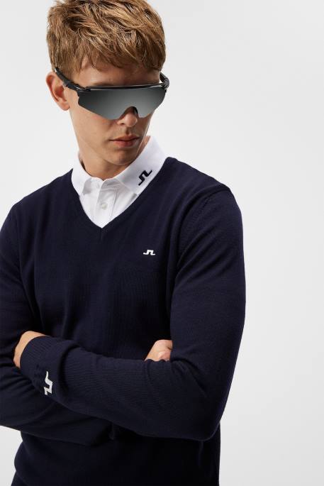 J.Lindeberg lymann neulottu pusero miehet laivasto 4VD0555 vaatetus