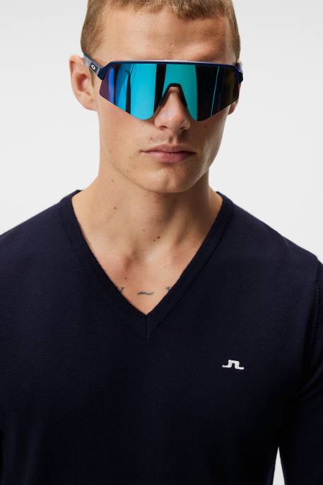 J.Lindeberg lymann neulottu pusero miehet laivasto 4VD0650 vaatetus