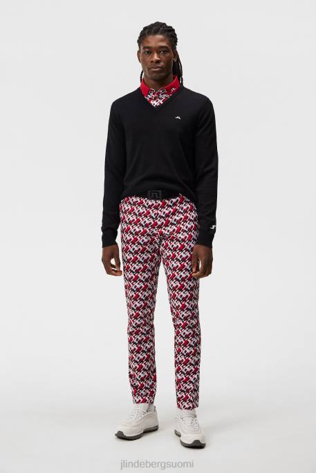 J.Lindeberg lymann neulottu pusero miehet musta 4VD0557 vaatetus