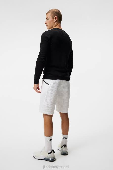 J.Lindeberg lymann neulottu pusero miehet musta 4VD0651 vaatetus