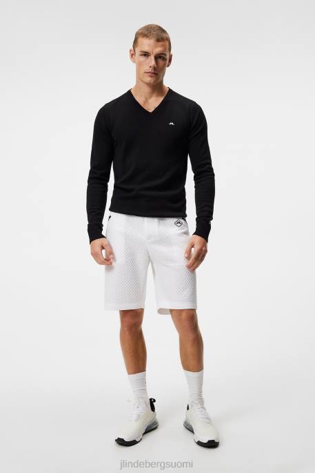 J.Lindeberg lymann neulottu pusero miehet musta 4VD0651 vaatetus