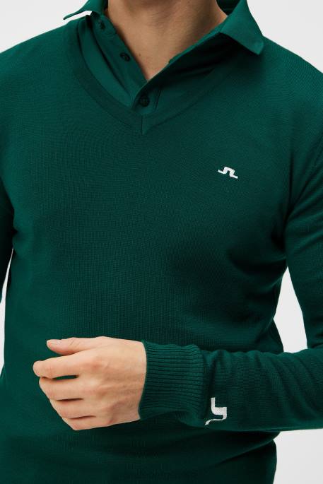 J.Lindeberg lymann neulottu pusero miehet sademetsä 4VD0654 vaatetus