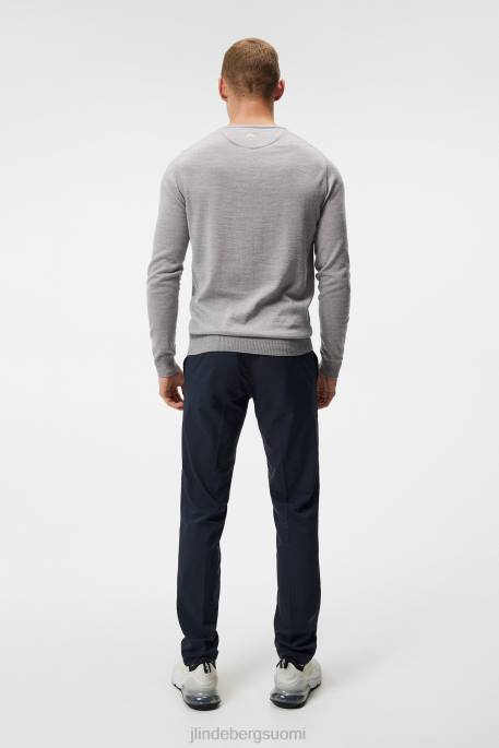 J.Lindeberg lymann neulottu pusero miehet vaaleanharmaa melansi 4VD0653 vaatetus