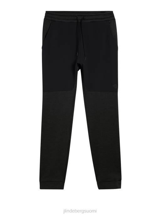 J.Lindeberg matkahousut miehet musta melansi 4VD0612 vaatetus