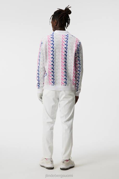 J.Lindeberg neulottu villapaita miehet vaaleanpunaiseksi maalattu silta 4VD0564 vaatetus