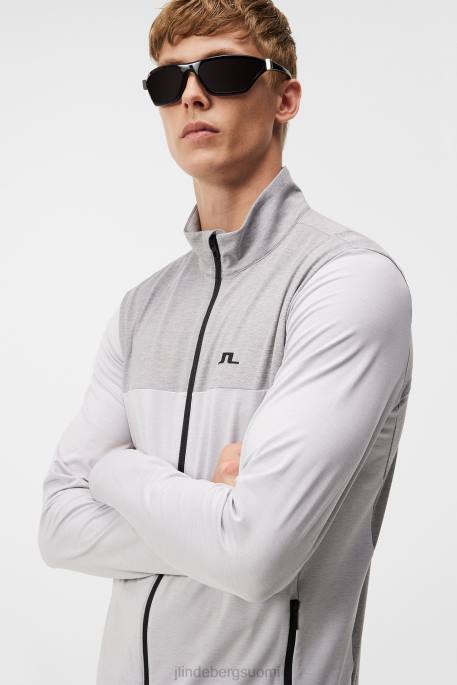 J.Lindeberg pankkien keskikerros miehet vaaleanharmaa melansi 4VD0498 vaatetus