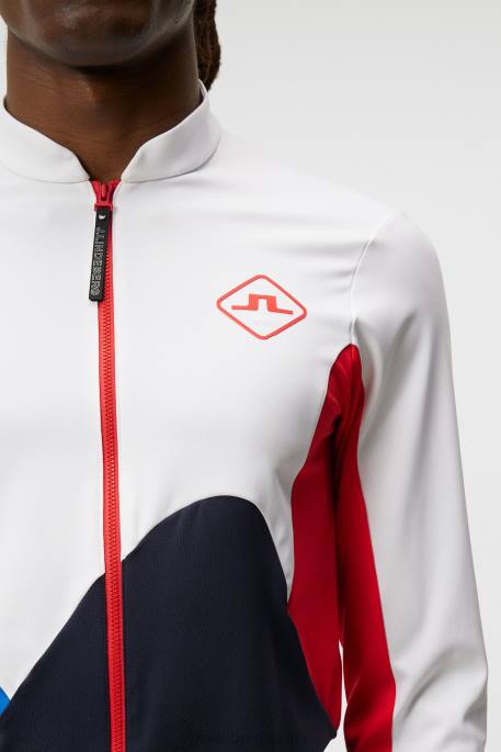 J.Lindeberg pyörteilevä keskikerros miehet valkoinen 4VD0648 vaatetus