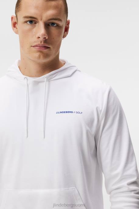 J.Lindeberg roland hood miehet valkoinen 4VD0568 vaatetus