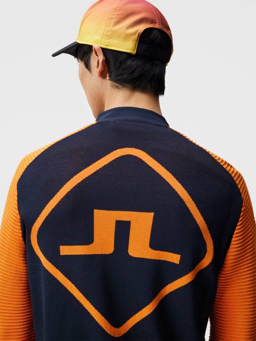 J.Lindeberg rolf hybridi neule miehet laivasto 4VD0601 vaatetus