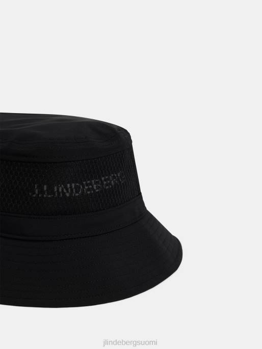 J.Lindeberg denver bucket hattu miehet musta 4VD0877 lisävaruste