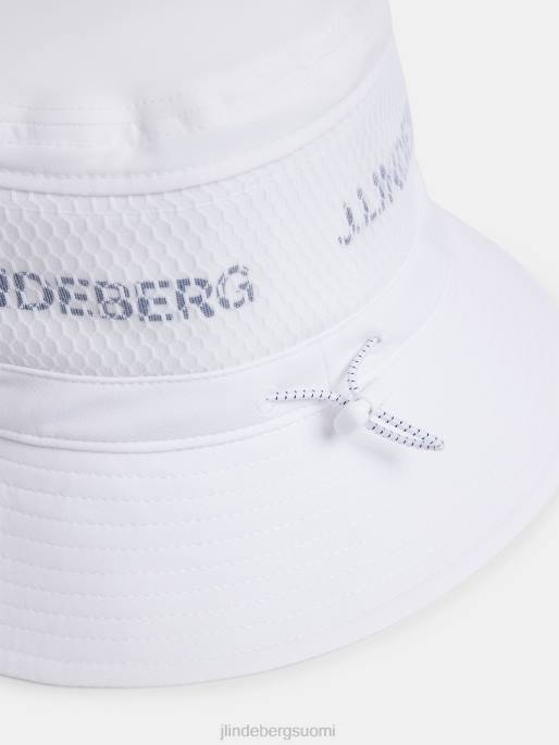 J.Lindeberg denver bucket hattu miehet valkoinen 4VD0875 lisävaruste