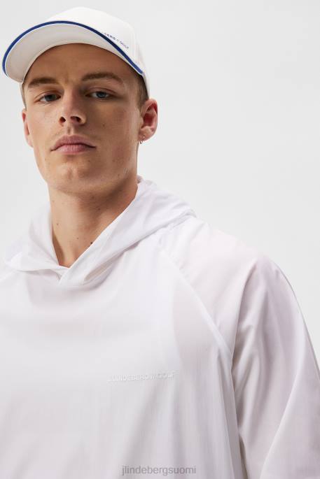 J.Lindeberg arron stretch tuulihuppari miehet valkoinen 4VD0689 vaatetus