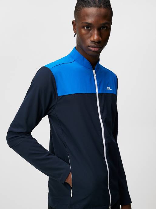 J.Lindeberg jeff hybriditakki miehet lapiksen sininen 4VD0725 vaatetus