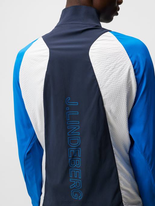 J.Lindeberg marv tuulitakki miehet lapiksen sininen 4VD0717 vaatetus