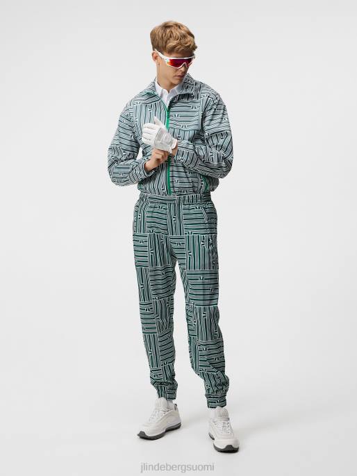 J.Lindeberg max print tuulitakki miehet silta raita tilkkutäkki 4VD0721 vaatetus