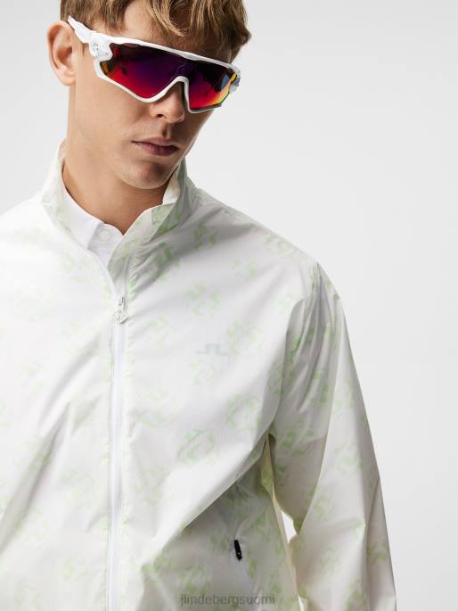 J.Lindeberg max print tuulitakki miehet valkoinen pallopiste 4VD0722 vaatetus