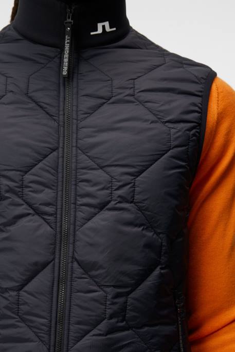 J.Lindeberg peittohybridiliivi miehet musta 4VD0693 vaatetus