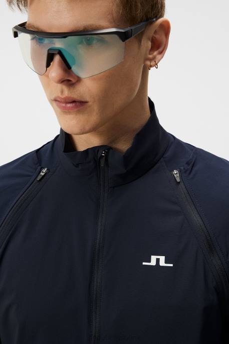 J.Lindeberg pilkullinen hybridi tuulitakki miehet laivasto 4VD0731 vaatetus