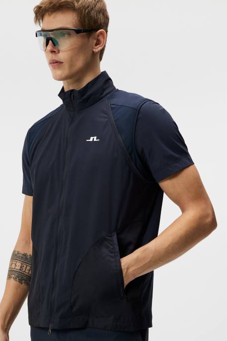 J.Lindeberg pilkullinen hybridi tuulitakki miehet laivasto 4VD0731 vaatetus