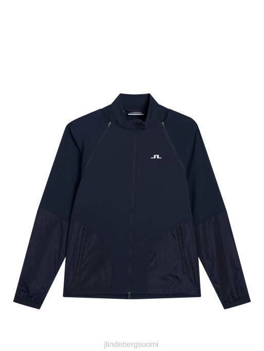 J.Lindeberg pilkullinen hybridi tuulitakki miehet laivasto 4VD0731 vaatetus