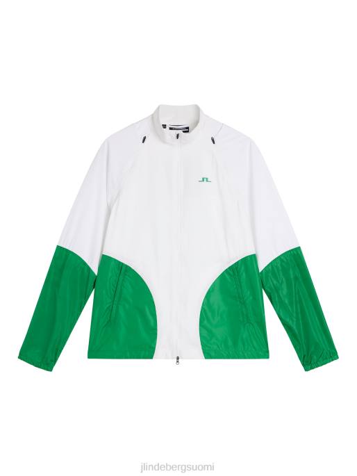 J.Lindeberg pilkullinen hybridi tuulitakki miehet valkoinen 4VD0730 vaatetus