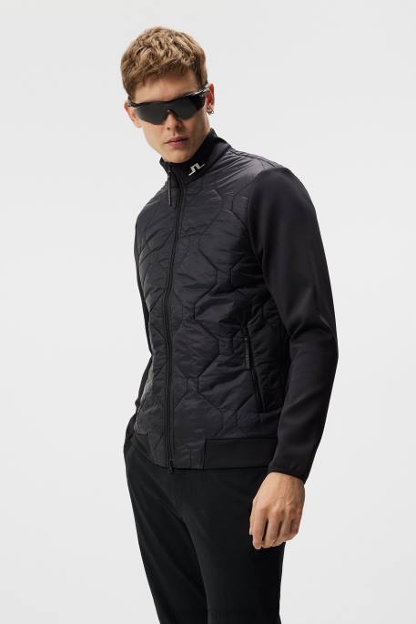 J.Lindeberg täkki hybriditakki miehet musta 4VD0692 vaatetus