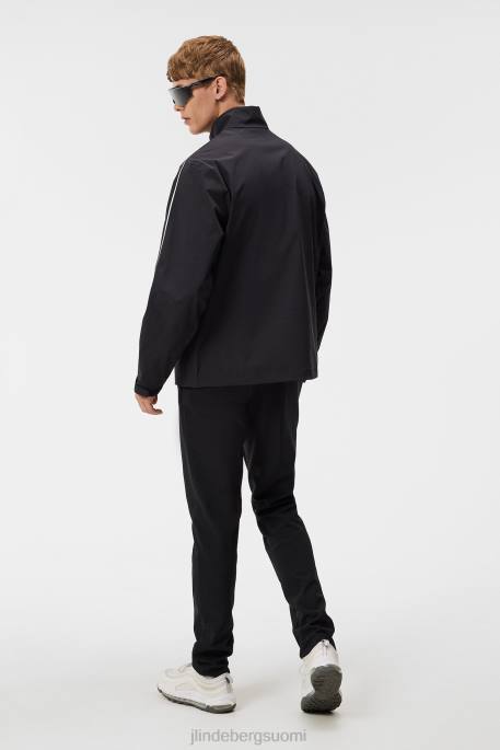 J.Lindeberg theo sadetakki miehet musta 4VD0681 vaatetus