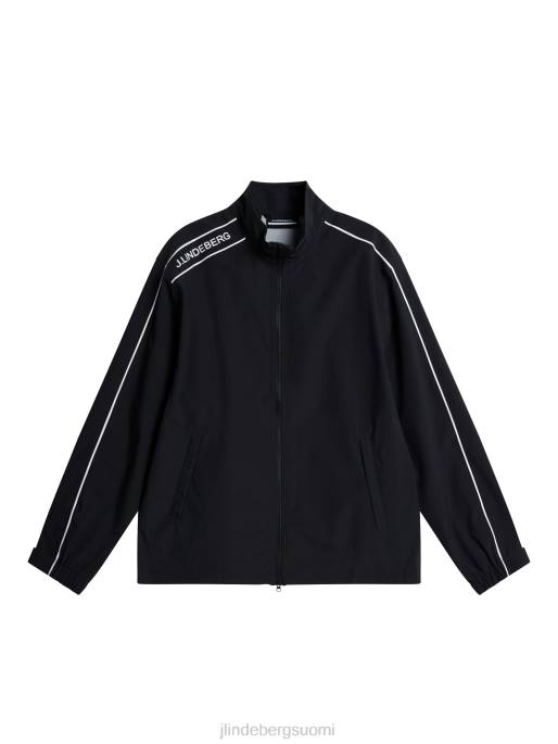 J.Lindeberg theo sadetakki miehet musta 4VD0681 vaatetus