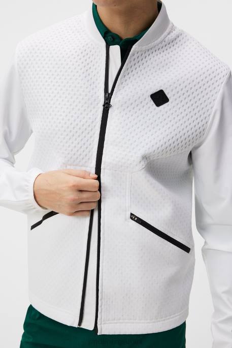 J.Lindeberg timanttitekniikan pommikone miehet valkoinen 4VD0714 vaatetus