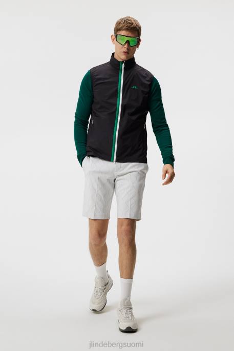 J.Lindeberg tuhkakevyt pakattava liivi miehet musta 4VD0707 vaatetus