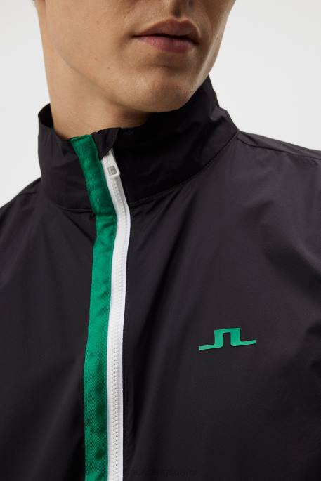 J.Lindeberg tuhkakevyt pakattava liivi miehet musta 4VD0707 vaatetus