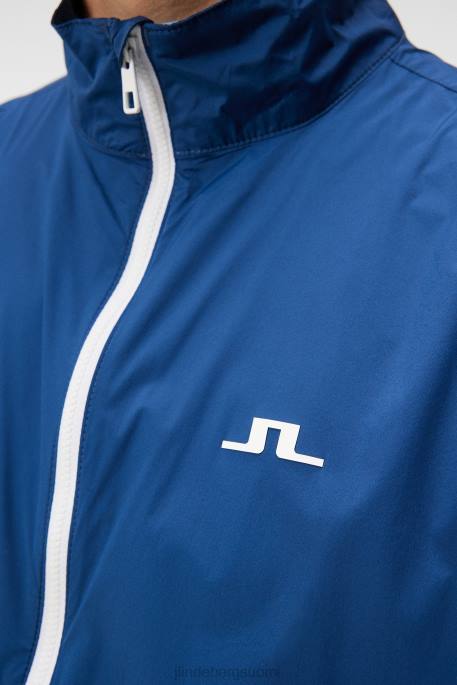 J.Lindeberg tuhkakevyt pakattava takki miehet kiinteistön sininen 4VD0686 vaatetus