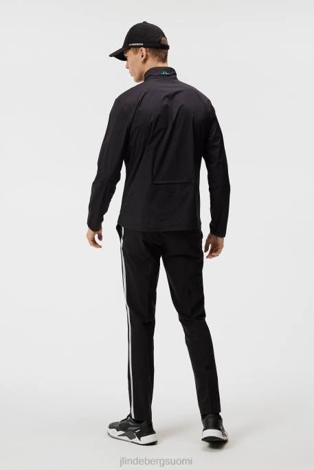 J.Lindeberg tuhkakevyt pakattava takki miehet musta 4VD0711 vaatetus