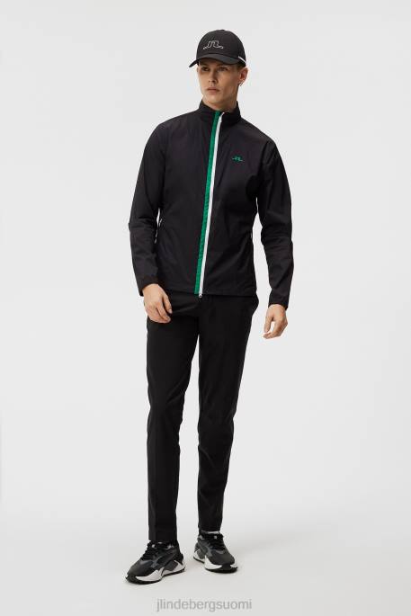 J.Lindeberg tuhkakevyt pakattava takki miehet musta 4VD0711 vaatetus