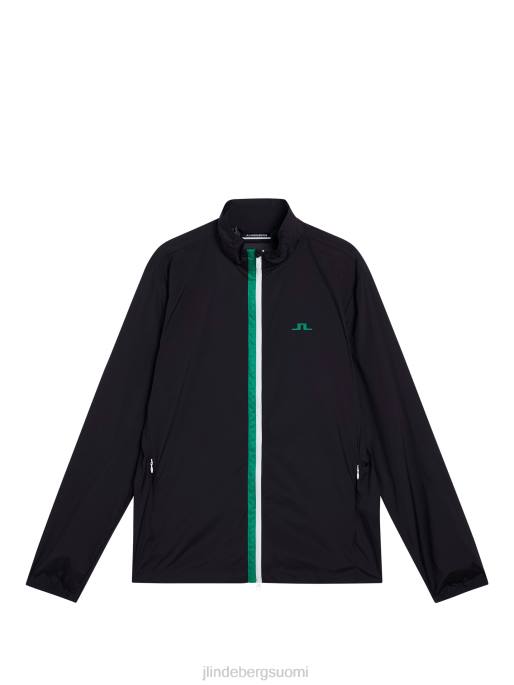 J.Lindeberg tuhkakevyt pakattava takki miehet musta 4VD0711 vaatetus