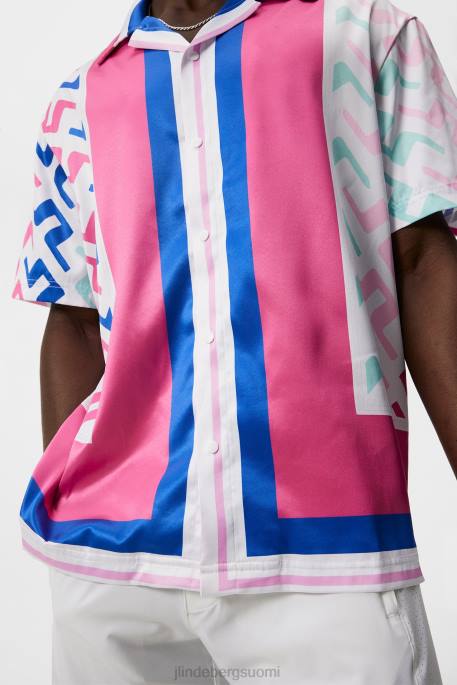 J.Lindeberg Bay paita miehet vaaleanpunaiseksi maalattu silta 4VD0140 vaatetus