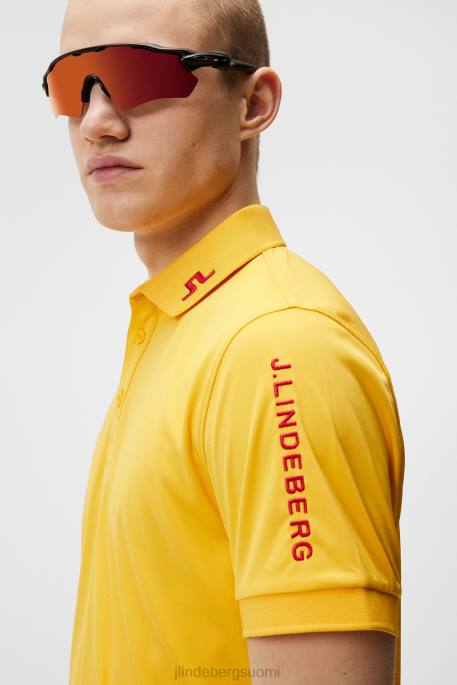 J.Lindeberg Tour tech polo miehet sitrushedelmiä 4VD0257 vaatetus