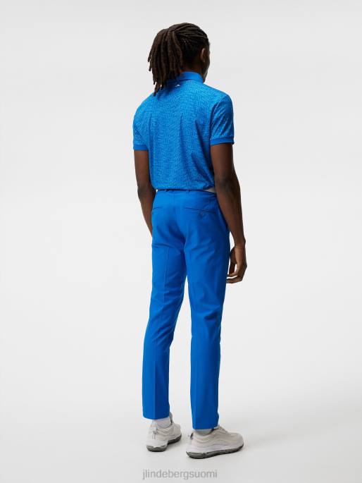 J.Lindeberg Tour tech print poolo miehet lapis-sillan pyörre 4VD0247 vaatetus