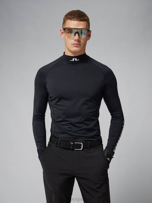 J.Lindeberg aello pehmeä puristus miehet musta 4VD0352 vaatetus