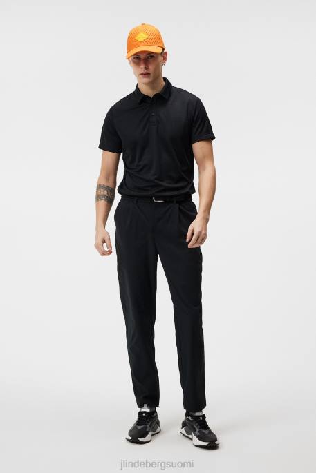 J.Lindeberg alfred polo miehet musta 4VD0226 vaatetus