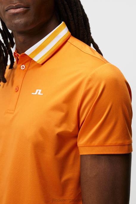 J.Lindeberg ben polo miehet ruosteinen oranssi 4VD0214 vaatetus