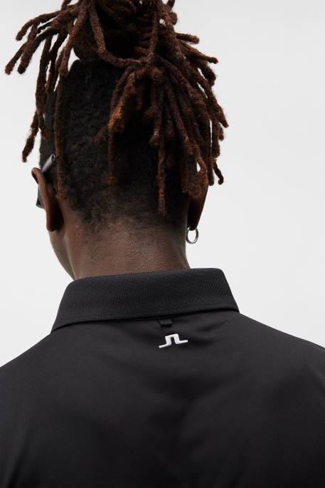 J.Lindeberg cornell poolo miehet musta 4VD015 vaatetus