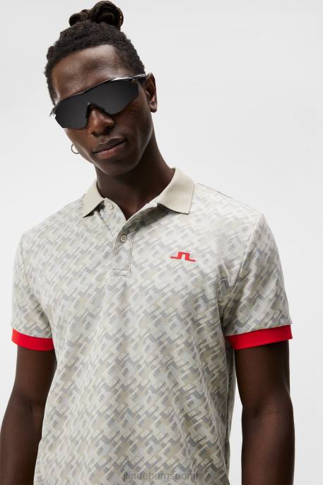 J.Lindeberg femi polo miehet harmaa mikrosilta 4VD0109 vaatetus