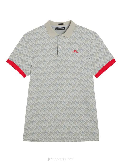 J.Lindeberg femi polo miehet harmaa mikrosilta 4VD0109 vaatetus